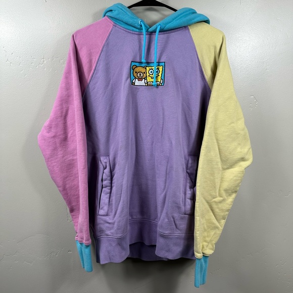 Teddy Fresh Other - Teddy Fresh x SpongeBob Hoodie Pastel Colorblock Size Small - Unisex Men / Women